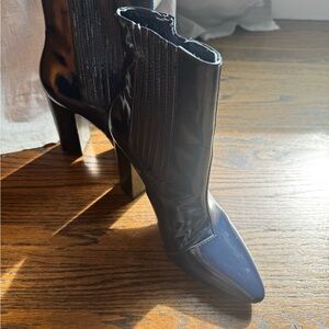 Pour La Victoire Blue Heeled Boots